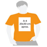 CAMISETA PERSONALIZADA CON IMPRESIÓN A4