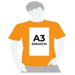 CAMISETA PERSONALIZADA CON IMPRESIÓN A3